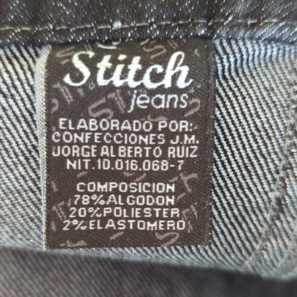 Stitch Embellished Distressed Embroidered Floral Boho Jeans 12 Blue - Picture 5 of 16